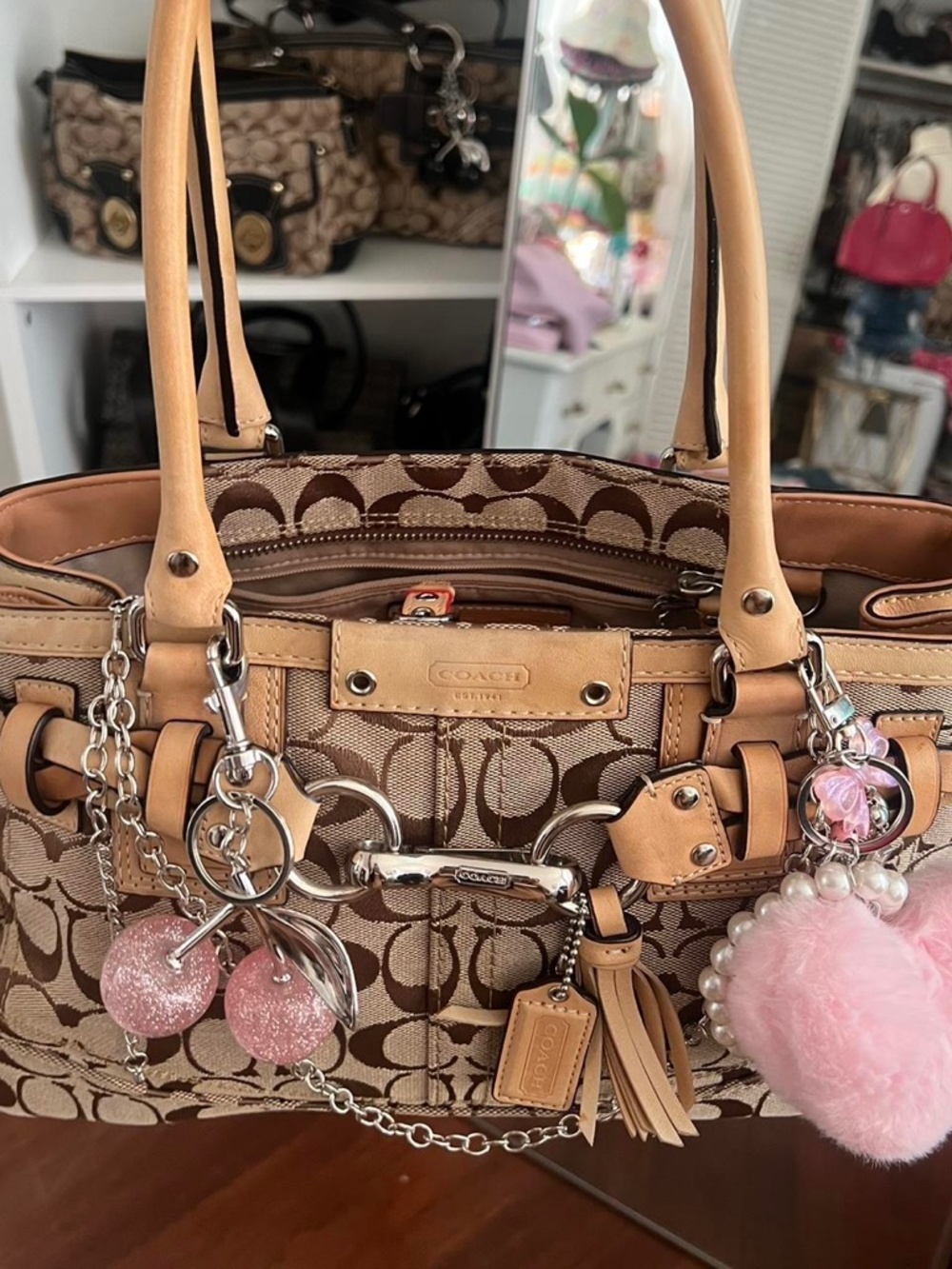 ICONIC VINTAGE COACH HAMPTON CARRYALL